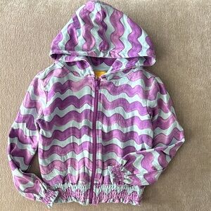 Isaac Mizrahi Purple and Blue Kids  Crayola Hoodie